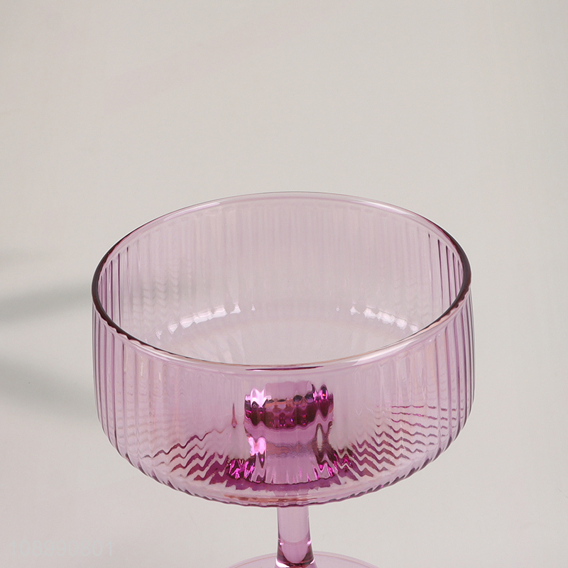 Online Wholesale Colored Glass Cortail Glasses Champagne Glasses Dessert Cup