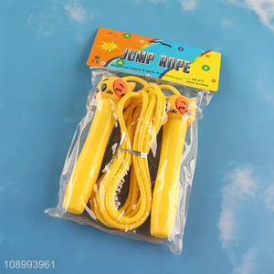 Low price cartoon adjustable sports fitness jump rope for children