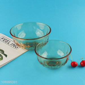 Yiwu market home restaurant glass tableware bowl for sale