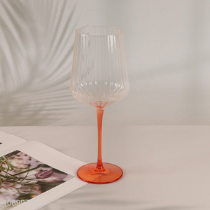 Good Quality Colored Stemmed Wine Glasses Champagne Glasses for Party