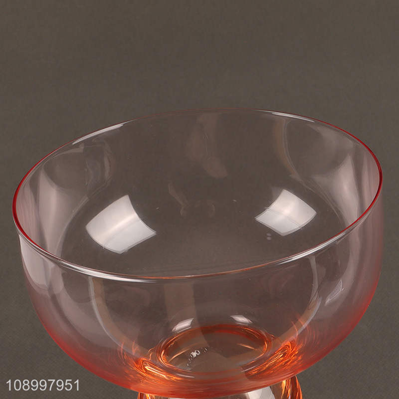 Hot Selling Red Wine Glasses Glass Dessert Cup Ice Cream Cup