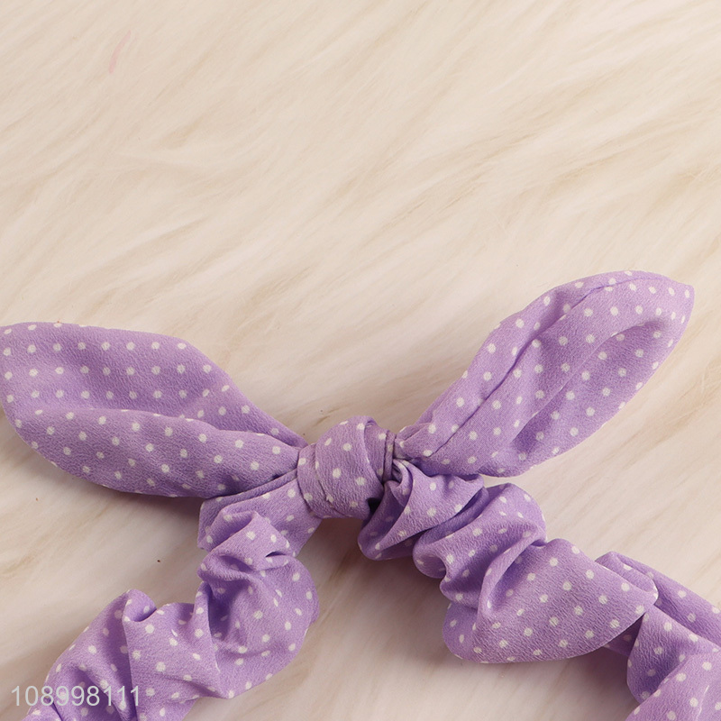 High Quality Bowknot Polka Dot Headband for Women and Girls