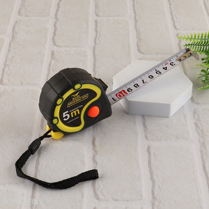 Yiwu market retractable 5m professional steel measuring tape