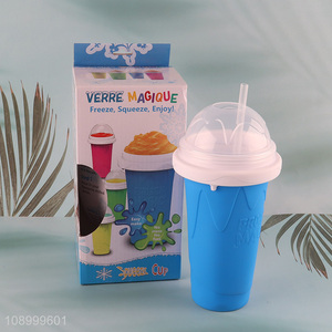 Top quality DIY magic slushy maker summer squeeze slushie cup