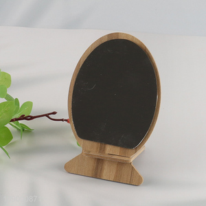 China products wooden tabletop mirror makeup mirror cosmetic mirror