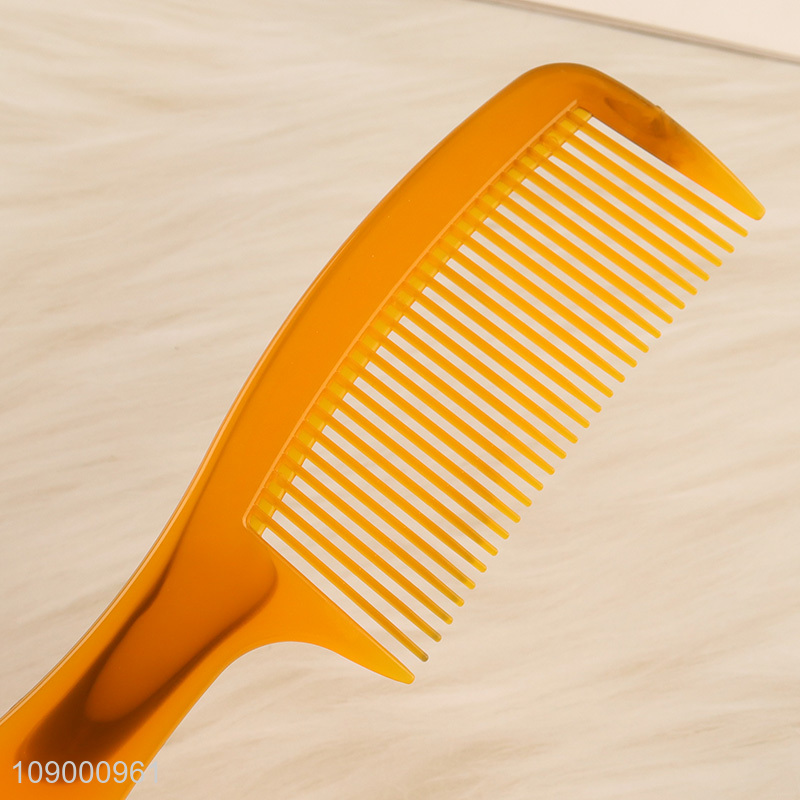 Yiwu market professional plastic wide teeth hair comb for hairdressing tool