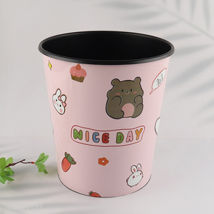 Online Wholesale Durable Plastic Trash Can Wastebasket Garbage Container