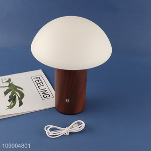 China Product Cordless Table Light USB Charging 3 Colors Stepless Dimmable Touch Night Light