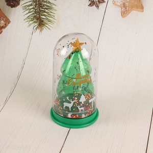 Hot products christmas tree shaped double-layer plastic cup water cup