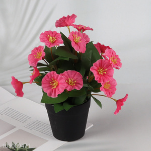 Hot selling natural garden decoration fake flower artificial potted plants