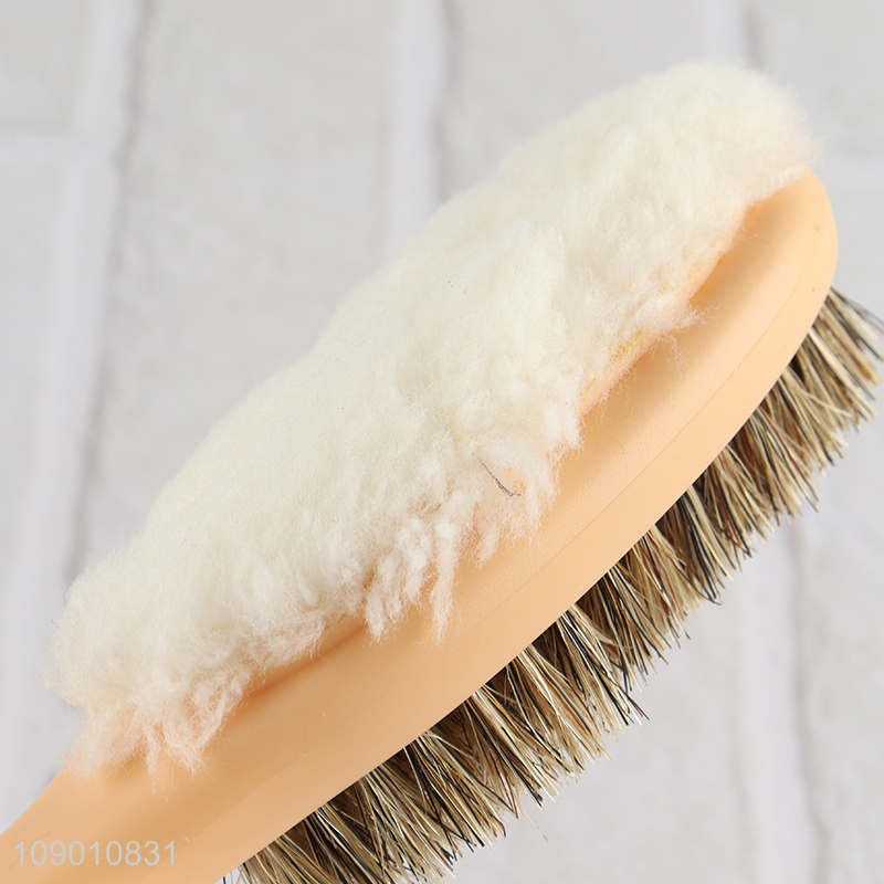 High Quality Double Sided Shoe Brush for Shoe Cleaning Polishing