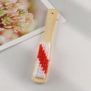 Wholesale Household Shoe Cleaning Brush Laundry Brush with Wooden Handle