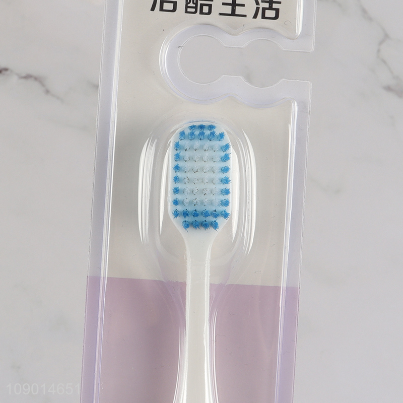 China wholesale multicolor soft bristle adult toothbrush for oral care