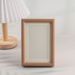 Low price home decor rectangle solid wood photo frame picture frame for sale