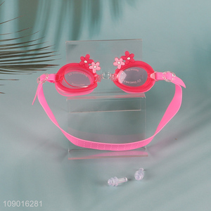 Hot products professional pink training swimming eyewear swimming glasses