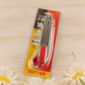 New Arrival 18mm Carbon Steel Utility Knife Box Cutter for Home Office Use