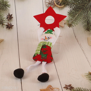 Top products snowman shape Xmas tree hanging ornaments for Christmas decoration