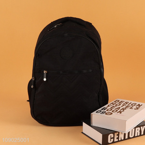 New product black lightweight Oxford cloth waterproof school bag backpack bag