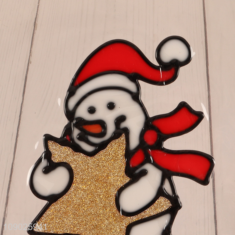 New Product PVC Christmas Window Clings Stickers for Home Decoration