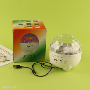 Most popular portable Led night light music starry speaker for sale