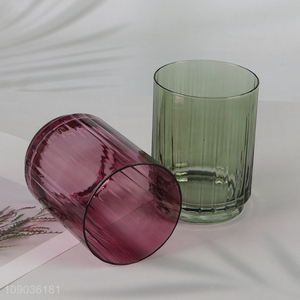 Good Quality Colored Glass Drinking Cup Lead Free Wine Glasses Juice Glasses