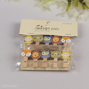 Factory Price 10PCS Mini Clothespins Cute Wooden Phot Clips for Home Decor