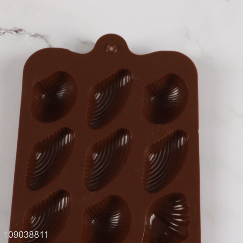 High Quality 15-Cavity Silicone Chocolate Molds Baking Molds for Pudding Candy