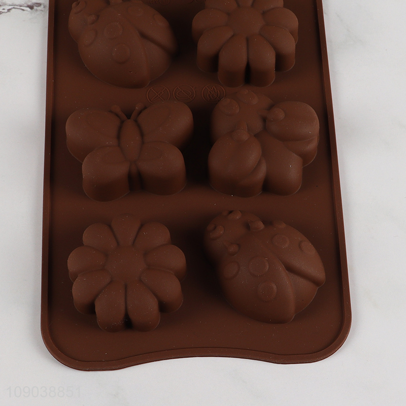 New Arrival 8-Cavity Heat Resistant Silicone Chocolate Candy Jello Molds