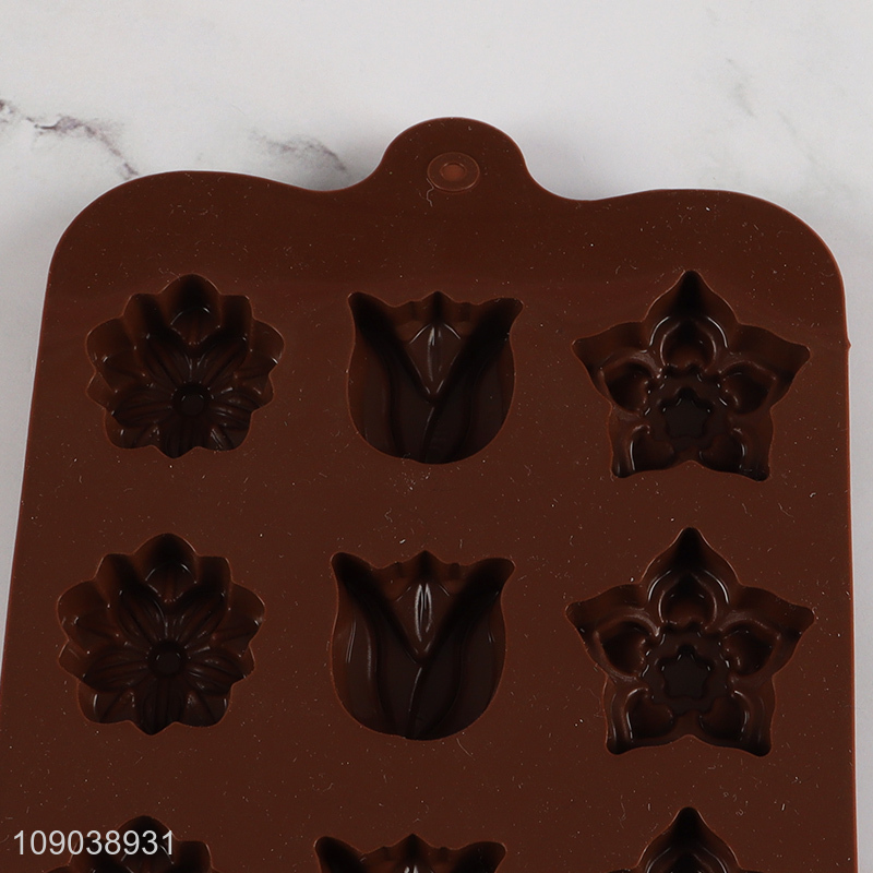 Good Quality 15-Cavity Non-Stick Silicone Baking Molds for Chocolate Jello