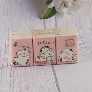 China products 3ply portable handkerchief tissue mini pocket tissue for sale