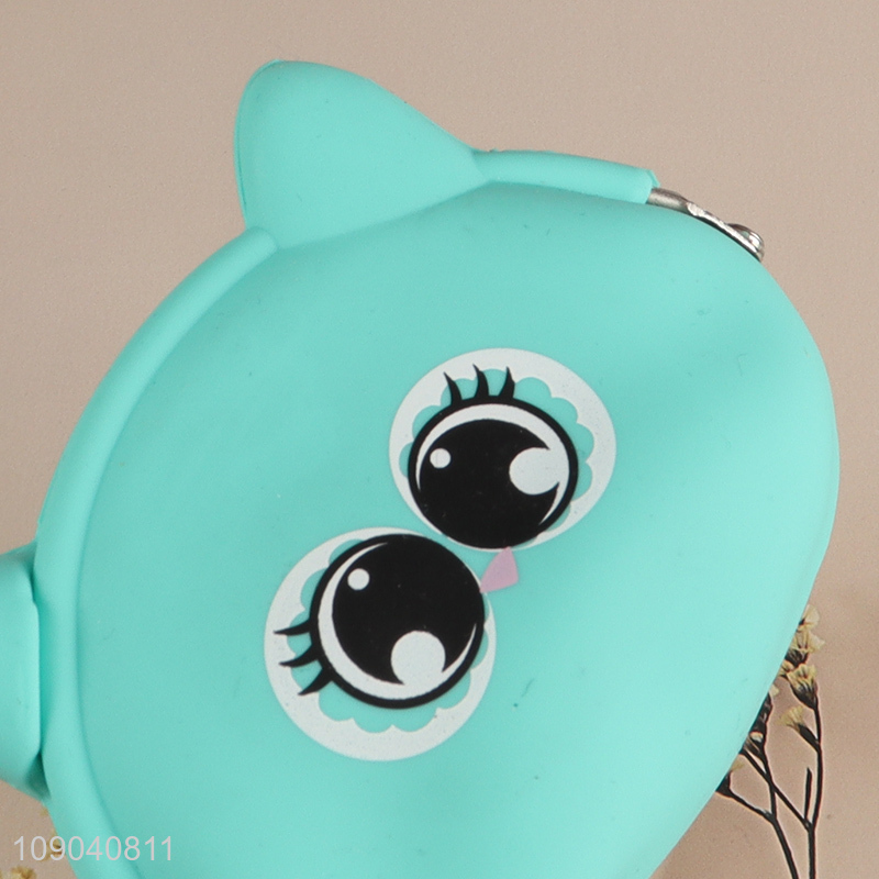 Good Quality Cute Cartoon Silicone Coin Wallet Kawaii Change Purse