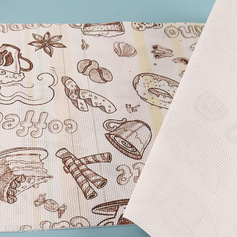 Top sale home restaurant pvc place mat dinner mat for tabletop decoration