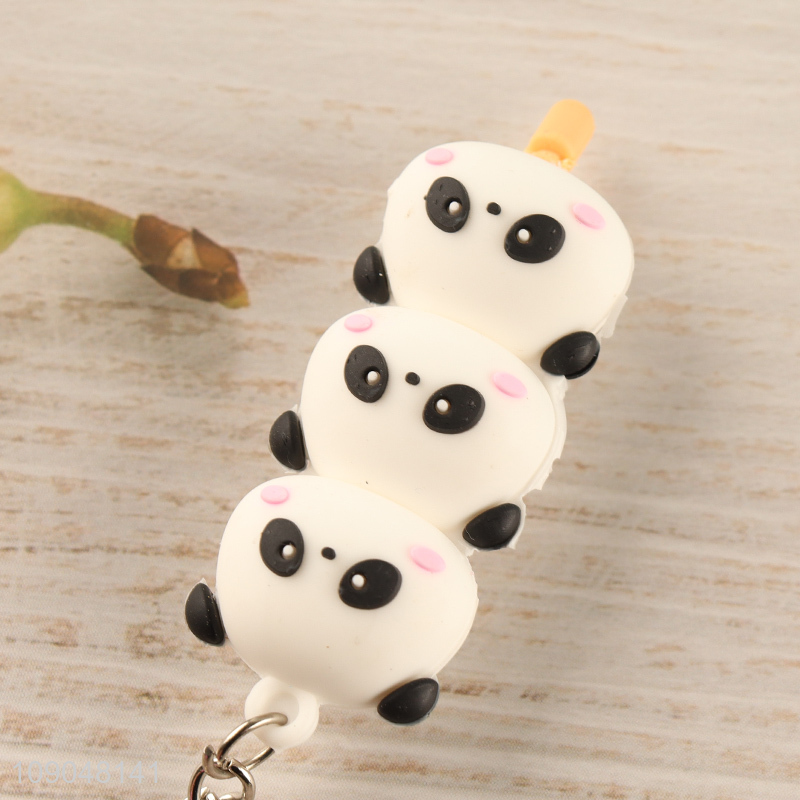 Hot products portable cartoon panda pendant keychain for gifts