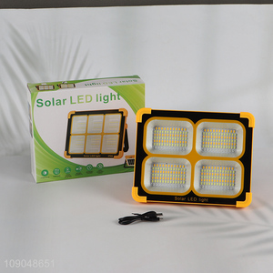 New Arrival USB Rechargeable Super Bright LED Solar Powered Flood Light