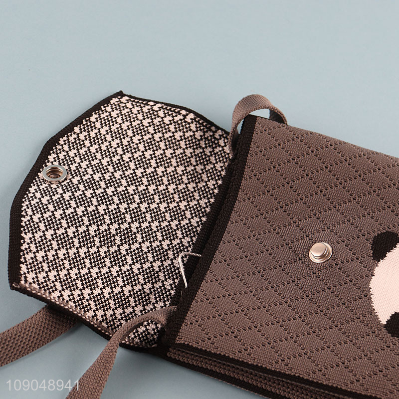 Popular products panda printed fashionable messenger bag for sale