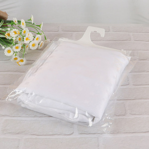 Good selling white polyester shower curtain bath curtain for bathroom