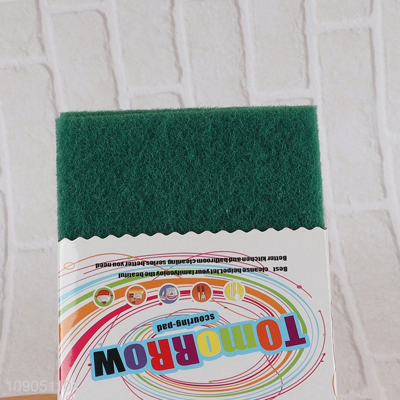 Good Quality 10 Pieces Heavy Duty Scouring Pads Non-Scratch Scrub Pads