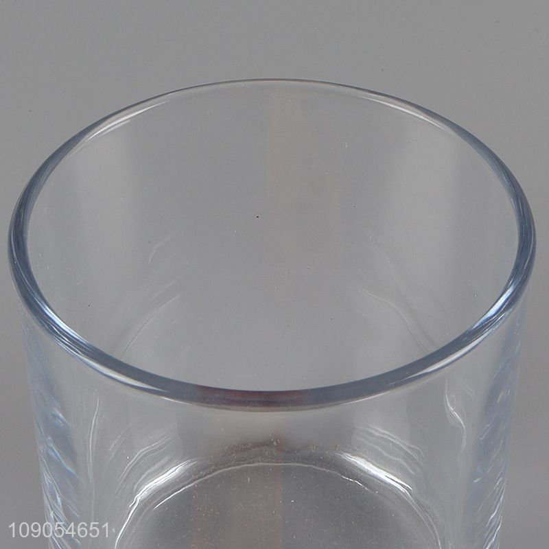 Yiwu market transparent unbreakable glass water cup drinking cup for sale