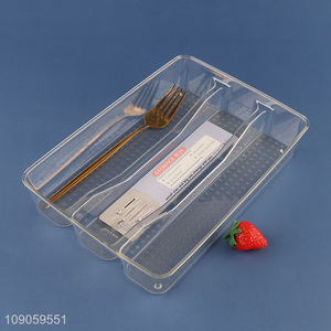 Online Wholesale Clear Plastic Drawer Organizer Bins Cutlery Storage Bins