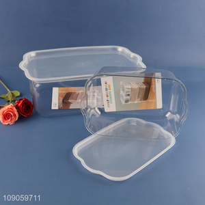 Hot Sale Clear Multi-Function Plastic Storage Organizers Bins with Lid