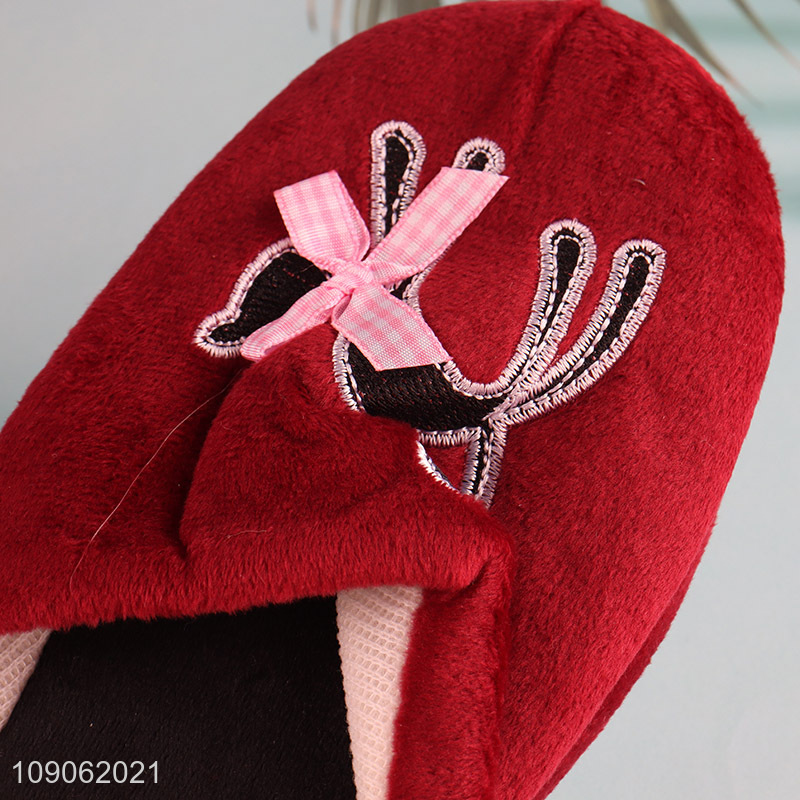 Factory Price Winter Warm Slippers Non-Slip House Slippers for Women