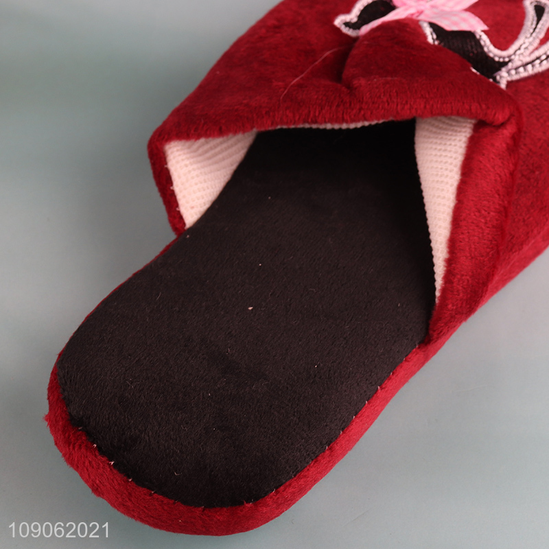 Factory Price Winter Warm Slippers Non-Slip House Slippers for Women