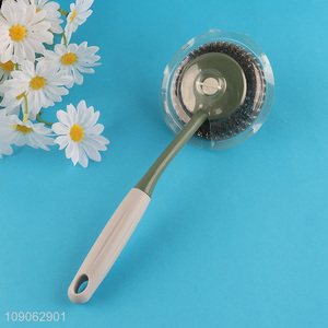 New Product Steel Wool Scrubber Dish Pot Scrub Brush Kitchen Cleaning Tool