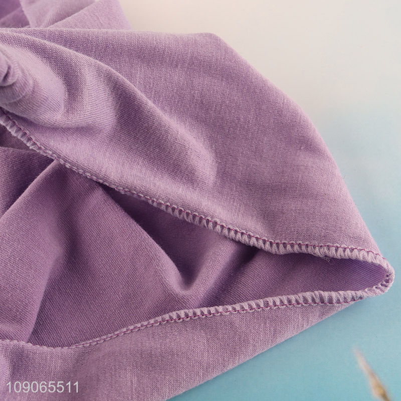 High Quality Solid Color Elastic Headband Adjustable Sweat Band Hair Accessories