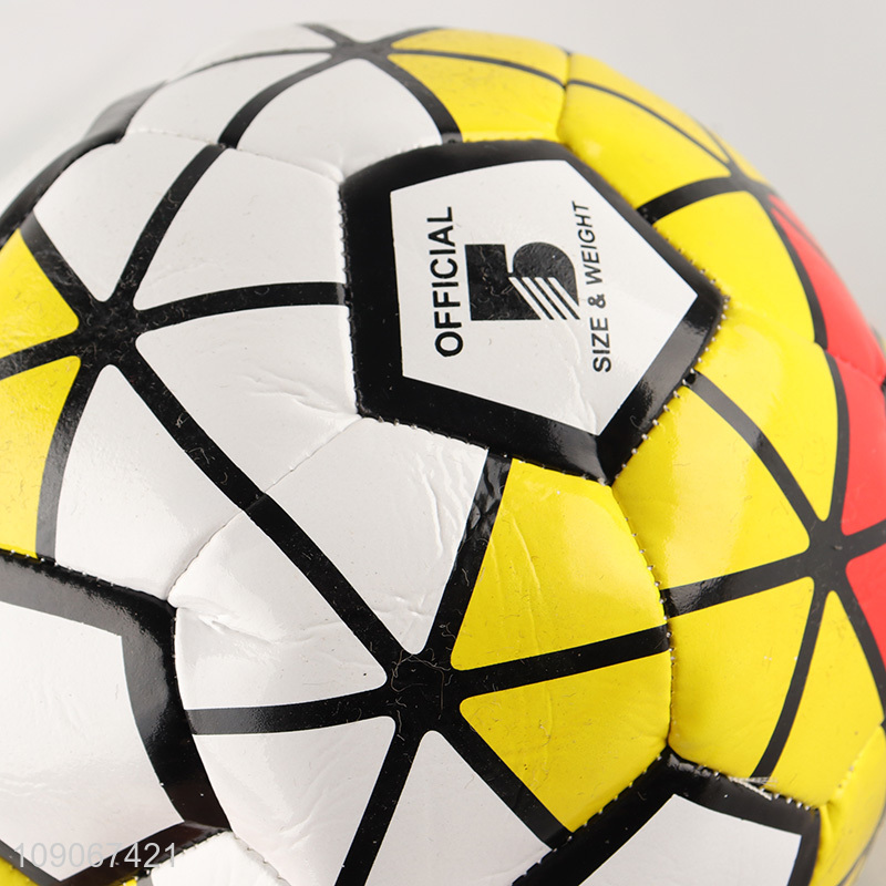 New Arrival Size 5 Pvc Soccer Ball Official Size Football