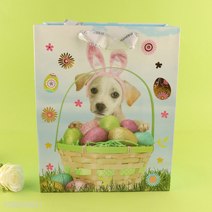 New product puppy pattern eco-friendly gifts packaging <em>paper</em> <em>bag</em>