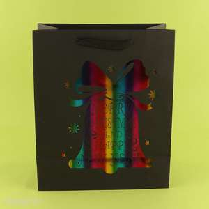 Best selling merry christmas tote <em>bag</em> gifts packaging <em>paper</em> <em>bag</em>