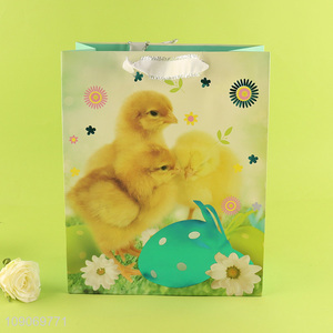New product chicken pattern gifts packaging <em>paper</em> <em>bag</em> tote <em>bag</em>