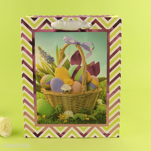 Best selling Easter egg pattern gifts packaging <em>paper</em> <em>bag</em> wholesale
