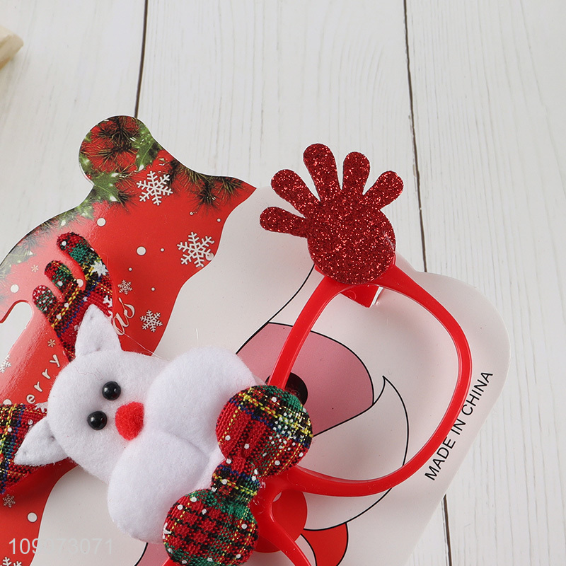 Yiwu market reindeer shape  party supplies Christmas glasses for sale